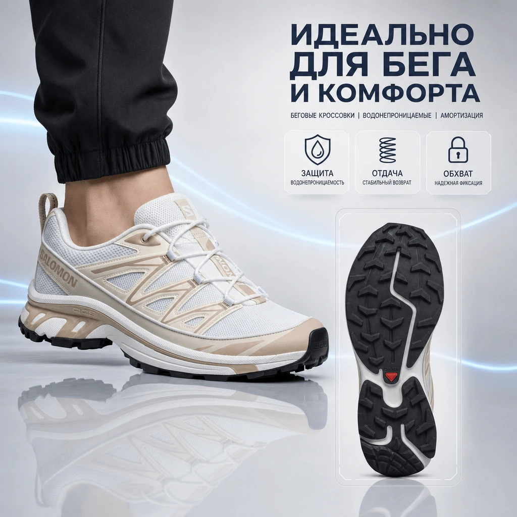 Salomon XT-6 Expanse «White Rainy Day» — фото 2